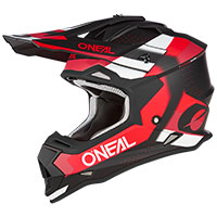Oニール2SRSスパイドV.23ヘルメットブラックレッドホワイト