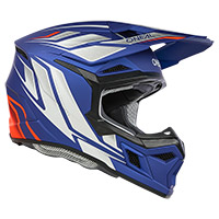 Casque O Neal 3 Srs 2206 Vertical Bleu Blanc Rouge