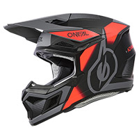 Casco O Neal 3 Srs 2206 Vision rojo