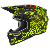 Casco O Neal 3 SRS Youth Attack giallo