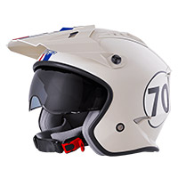 O ニール ボルト 2206 ハービー ヘルメット ホワイト レッド ブルー