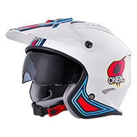 O Neal Volt 2206 Mn1 Helmet White Red Blue