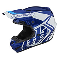 トロイリーデザインGpオーバーロードユースヘルメットブルー