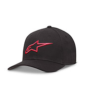 Sombrero Alpinestars Ageless Curve negro rojo