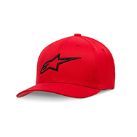 Sombrero Alpinestars Ageless Curve rojo