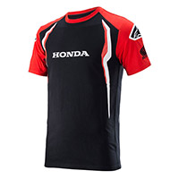 T-shirt Alpinestars Honda Noir Rouge