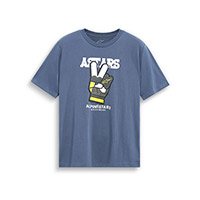 Camiseta Alpinestars Peaceout CSF SS slate azul
