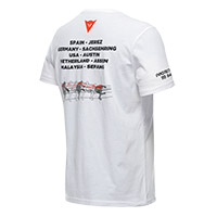 T Shirt Dainese Racing Bianco - img 2