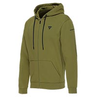 Sudadera con capucha Dainese Speed ​​Demon Full Zip verde