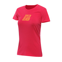 T-shirt Donna Dainese Speed Demon Veloce Rosso