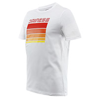 Dainese Stripes T-shirt White Red
