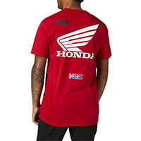 Camiseta Fox Honda Wing SS Premium flame rojo - 2