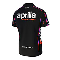 Camiseta Ixon PO1 Aprilia 25 negro rojo