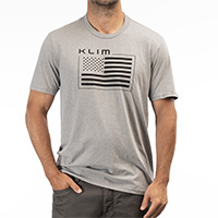 Camiseta Klim Patriot Flag Tri-Blend gris