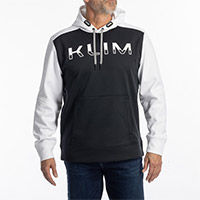 Sweat à Capuche Klim Petrol Pullover Noir Blanc