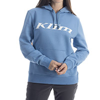 Sweat à Capuche Femme Klim Pullover Cyaneus