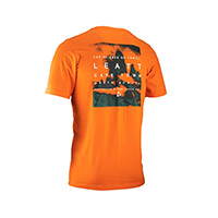 Camiseta Leatt Casual Core Line naranja