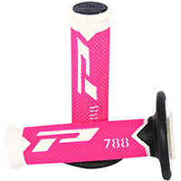 Puños Progrip 788 TD Closed End negro rosa fluo