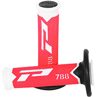 Progrip 788 Td Closed End Grips White Black Red