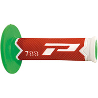 Progrip 788 Td Closed End Grips White Red Green