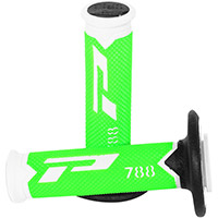 Puños Progrip 788 TD Closed End negro verde fluo