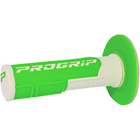 Progrip 801 Dd Closed End Grips White Green Fluo