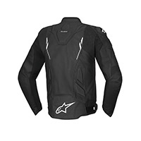 Chaqueta de cuero Alpinestars Dusk blanco negro - 2