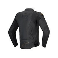 Alpinestars Dusk Leather Jacket Black Laser