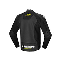 Alpinestars Faster V3 Airflow Leather Jacket Yellow - 2