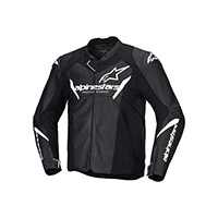 Alpinestars Faster V3 Leather Jacket White