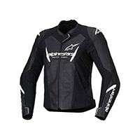 Alpinestars Stella Faster V3 Lederjacke weiss