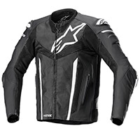 Alpinestars Fusion Leather Jacket Black White