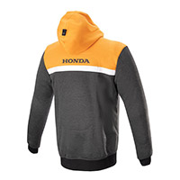 Sudadera con capucha Alpinestars Honda Chrome Street naranja