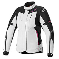 Alpinestars Stella Rx-5 Drystar Jacket Grey Pink Lady