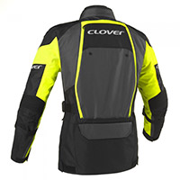 Clover Dakar 2 Wp Jacket Black Yellow