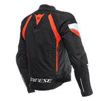 Giacca Dainese Avro 5 Tex Nero Rosso Fluo - img 2