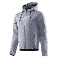 Sweat à capuche Dainese Bovisa gris melange