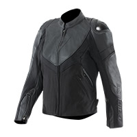 Dainese Iperattiva WMN レザー ジャケット ブラック