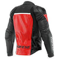 Giacca Pelle Dainese Racing 4 Lava Rosso Nero - img 2