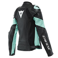 Giacca Pelle Donna Dainese Racing 4 Acqua Verde - img 2