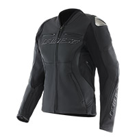 Chaqueta de cuero Dainese Racing 5 Mujer negro