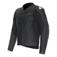 Dainese Racing 5 Leather Jacket Black