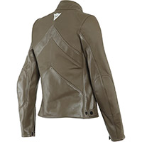 Dainese Santa Monica Lady Leather Jacket Brown