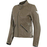 Dainese Santa Monica Lady Leather Jacket Brown