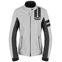 Spidi Roar Lady Leather Jacket Ice