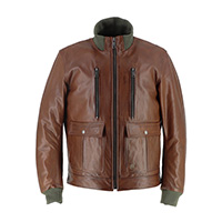 Helstons Downtown Leather Jacket Brown