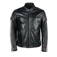 Helstons Race Rag Leather Jacket Black