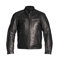 Helstons Rocket Leather Jacket Black