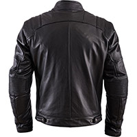 Helstons Trust Plain Leather Jacket Black