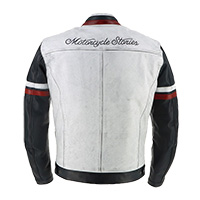 Helstons Vseries Leather Jacket Blue White